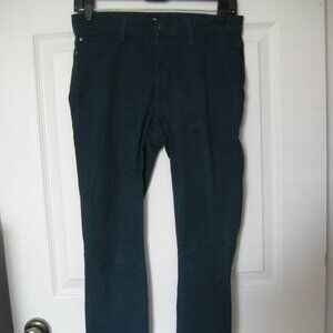 Jordache Jeans Womens Super Skinny Stretch Denim Pants Teal sz 4